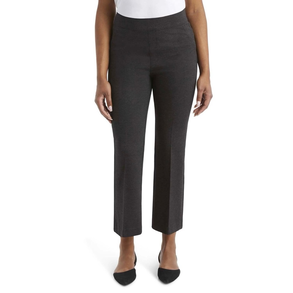 Women’s Nine West Ponte Flare Stretch Pants Black Small